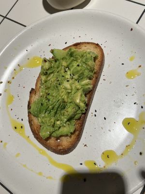 Avocado toast #Veganuary at WatchHouse in East London