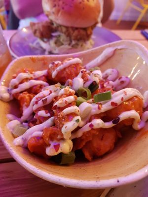 Buffalo Wings (seitan) at Herbivorous - Withington in Manchester
