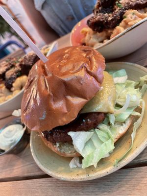 The big Kahuna burger   at Herbivorous - Withington in Manchester