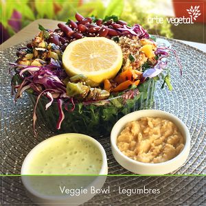 Vaggie Bowl at Arte Vegetal in Santiago