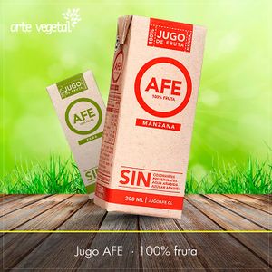 Jufo Afe 100% fruta at Arte Vegetal in Santiago