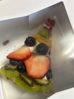 Fruit tart with cashew cream and almond flour crust  at Karen's Bakeshop in Sedona