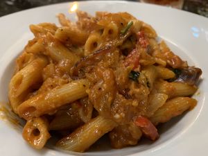 Penne arrabiata  at Limoncello in Berwick-upon-tweed