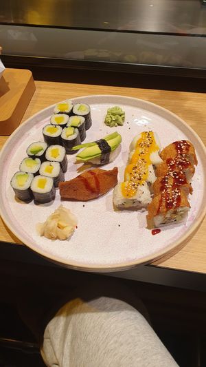 "Vegan for one" sushi plate at Chilinh in Frankfurt