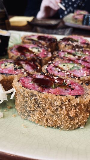 Tempura sushi   at Chilinh in Frankfurt