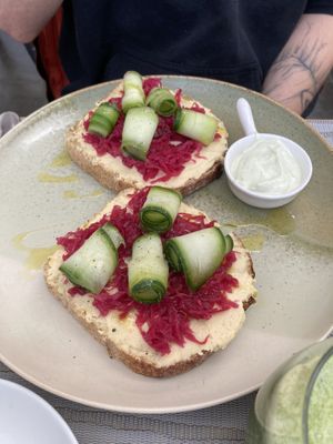   at Hablemos Coco Cafe in Puerto Natales