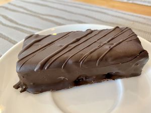 Snickers bar 😋  at Hablemos Coco Cafe in Puerto Natales