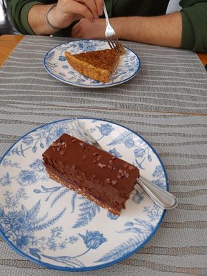  at Hablemos Coco Cafe in Puerto Natales