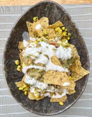 Nachos w/ guac   at Hablemos Coco Cafe in Puerto Natales