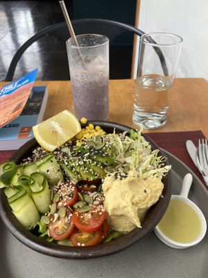 The Buddha bowl  at Hablemos Coco Cafe in Puerto Natales