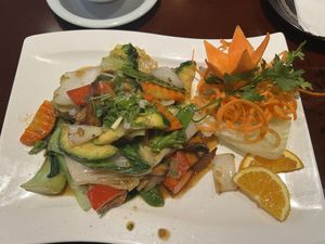 Rau Xao Seitan  at Vin in Vienna