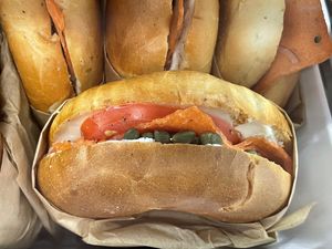 Bagel & Lox at Vegas Vegan Eatery in Las Vegas