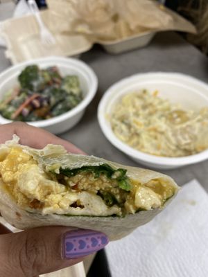 Breakfast burrito!  So good   at Vegas Vegan Eatery in Las Vegas