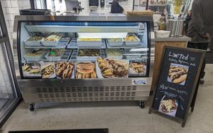 Deli case at Vegas Vegan Eatery in Las Vegas