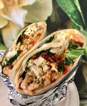Breakfast Burrito at Vegas Vegan Eatery in Las Vegas