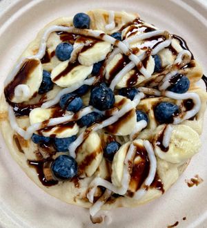 Belgian Waffles (Sunday's Only) at Vegas Vegan Eatery in Las Vegas