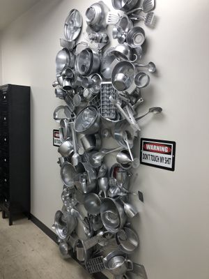 wall decorations  at Vegas Vegan Eatery in Las Vegas