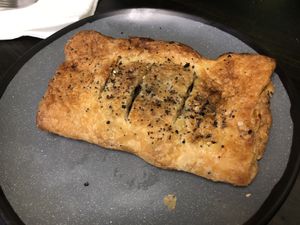 veggie puff pastry  at Vegas Vegan Eatery in Las Vegas