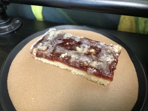 strawberry shortbread  at Vegas Vegan Eatery in Las Vegas