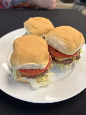 Smash burger sliders  at Vegas Vegan Eatery in Las Vegas