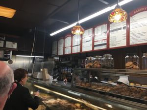 Counter. at Bagelworks in New York City