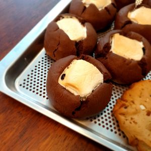 choco with a marshmellow at Vegan Daum 비건다움 in Seoul