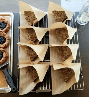 Glutinous rice tartes at Vium 비움 in Seoul