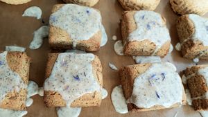 Earl grey scones at Vium 비움 in Seoul