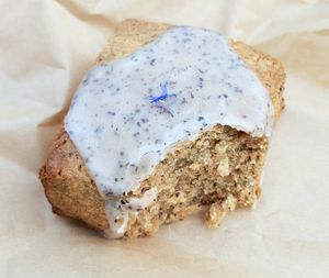 Earl grey scone - close-up at Vium 비움 in Seoul