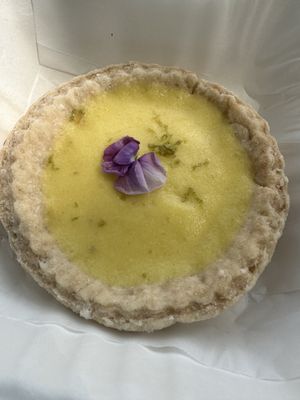 Lemon tart  at I Quit - Café & Bakery in Mexico City