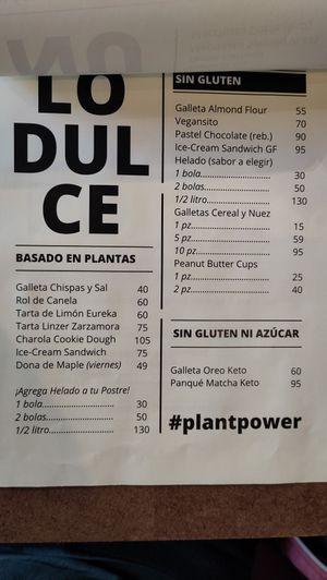 Menu at I Quit - Café & Bakery in Mexico City