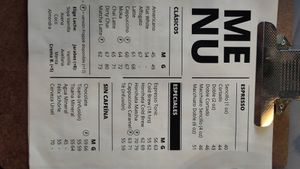 Menu at I Quit - Café & Bakery in Mexico City