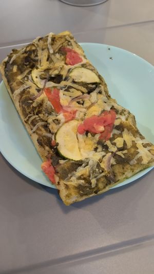 Pizza #Veganuary at I Quit - Café & Bakery in Mexico City