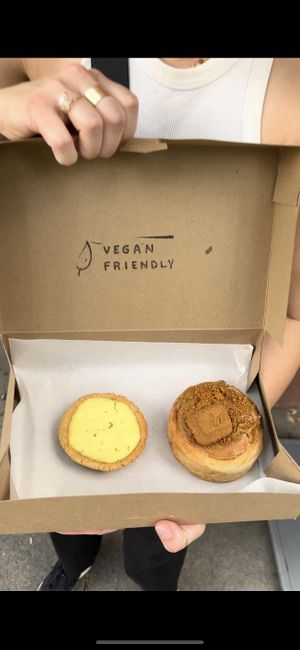 Lemon tart and roll lotus   at I Quit - Café & Bakery in Mexico City