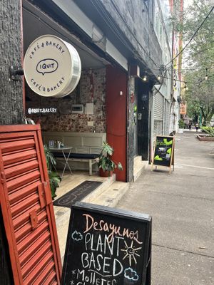 Outside  at I Quit - Café & Bakery in Mexico City
