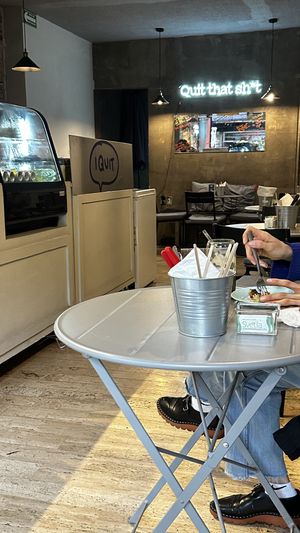 The inside   at I Quit - Café & Bakery in Mexico City