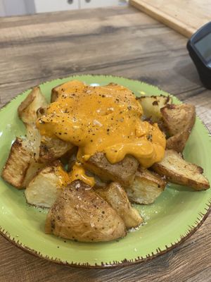 Bravas con romesco. at Lola's Brunch in El Prat De Llobregat