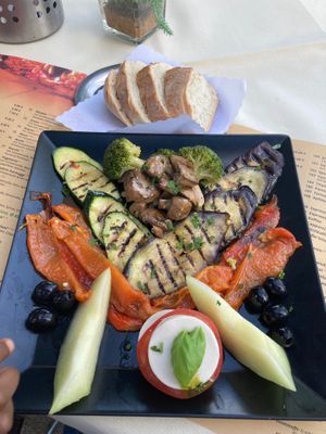 Antipasti… perfect.  Not too salty and not too oily. at Bruno's Pizza in Leopoldshafen