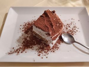 Veganes Tiramisu #Veganuary at Bruno's Pizza in Leopoldshafen