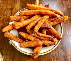 Sweet potato fries   at The Jamaica Inn in Bangor
