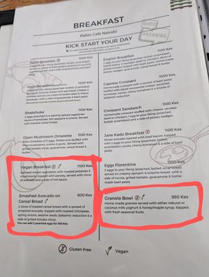  at Pallet Cafe in Nairobi