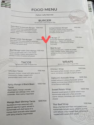  at Pallet Cafe in Nairobi