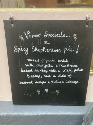 Specials boards at Francesca's in Scarborough