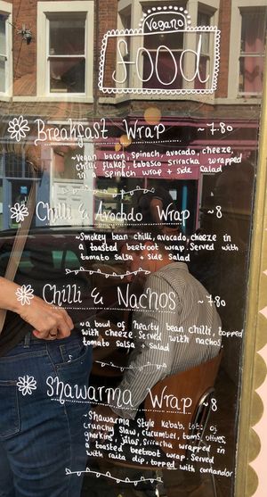 That days food menu (changes) at Francesca's in Scarborough