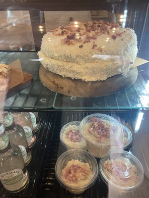 Francesca’s coconut moon cake   at Francesca's in Scarborough