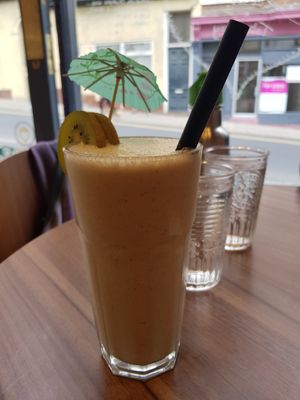Peanut butter smoothie at Francesca's in Scarborough