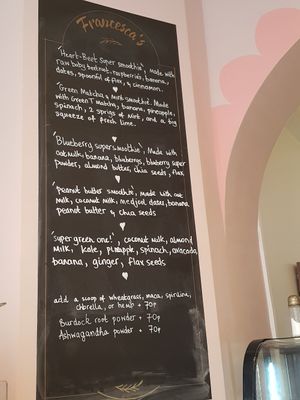 Smoothies at Francesca's in Scarborough