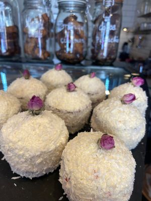 Coconut mini moon cakes   at Francesca's in Scarborough