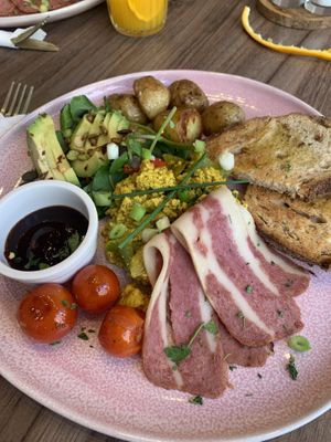 Indian breakfast   at Francesca's in Scarborough