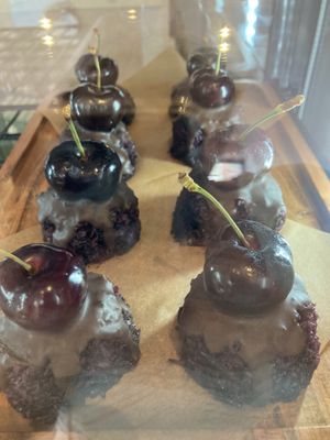 Francescas morello 🍒 cherry + 🥥 coconut bonbons   at Francesca's in Scarborough